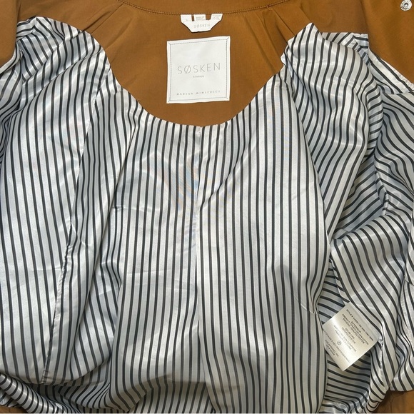 SOSKEN Studios Women's Casual Tan Zip Jacket, Collared, NWOT, Size 1 - Picture 8 of 9